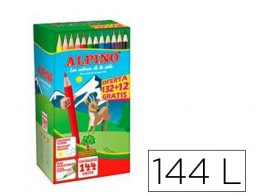 132+12 lápices de colores Alpino School Pack